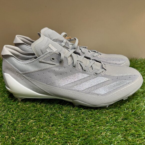 Adidas Adizero Electric Football Cleats Grey Silver Metallic IE4386 Men\'s 12 NEW main image 8